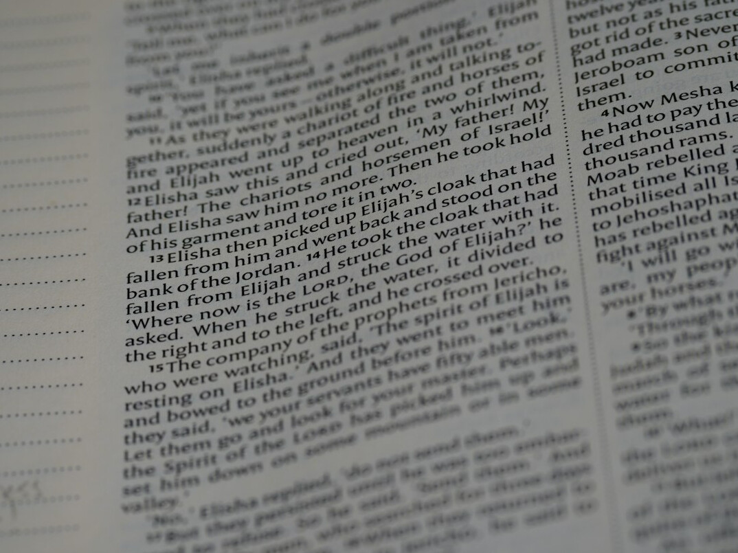 Magnifying glass over a printed document